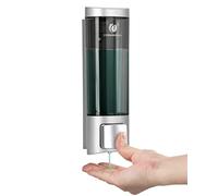 Dispensadores manuales de jabón, Bomba dispensadora Manual de jabón de Mano montada en la Pared, 200 ml, Caja de champú para cámara de baño, Hotel, Cocina, 6 cm x 6 cm x 20 cm