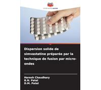 Dispersion solide de simvastatine préparée par la technique de fusion par micro-ondes