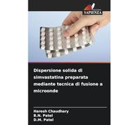 Dispersione solida di simvastatina preparata mediante tecnica di fusione a microonde