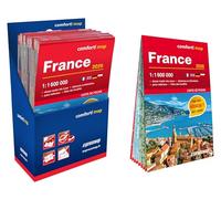Display 10+1 France 1/1.600.000 (carte poche format laminée) (Carte Poche laminée Comfort! M)