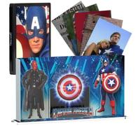 Display 3d Capitán América (1990) Expositor Steelbook Versión 6 + Blu Ray