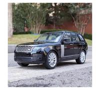 Display Cars 1/18 for el rango de modelos de automóviles deportivos de aleación de fundición a presión Simulación de vehículos todoterreno de metal Modelo de automóvil Adornos Collection or Gift(Black