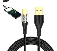 Display cavo USB C, cavo di ricarica rapida di tipo C, Cavo USB di tipo C e trasparente USB stabile | Accessori per computer, adattatori per telefoni cellulari per scuola, business, utilizzo