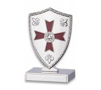 Display con forma de escudo tole10 imperial, material de zamak, medida