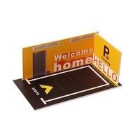 Display de automóviles Diecast - Kit de escena de estacionamiento 1/32, Modelo de juguete PVC Garaje de exhibición | Actual del estante de automóvil coleccionista para entusiastas de la sala de escrit