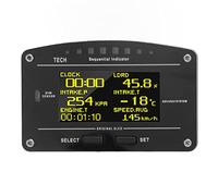 Display DO907OBD Compatible con 9V a 16V Pantalla LCD Multifuncional para Coches con Monitoreo en Tiempo Real y 12 Parámetros Esenciales para Mayor Seguridad en la Conducción