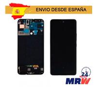 Display Pantalla LCD Tactil Marco Negro Samsung Galaxy A50 A505F Service Pack