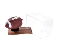 Display Showcase Box, Acrylic Clear Storage Case with Wooden Base, Lightweight Protective Displays System, Dustproof Collectible Organizer with Elegant Finish, Display Cases for Collectors