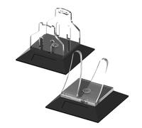 Display Stand For Fishing Reel - Portable Transparent Reel Holder Rack, Non Slip Desktop Fishing Storage Stand, Durable Trapezoidal Base Organizer, Gear Watch Display Use | For Home Desk Tackle
