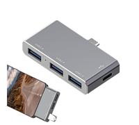 DisplayLink - Estación de acoplamiento tipo C 4 en 1 para laptop, estación de acoplamiento multifuncional y portátil para múltiples monitores para dispositivos electrónicos, teléfonos