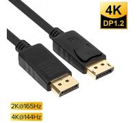Displayport 1.2 Adapter Cable for Hdtv Projector Pc Dp To Dp Cables 4k 60hz Low-profile Connector Display Port Audio Adapter