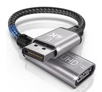 Displayport a HDMI 4K Adaptador,Tanzato Convertidor Macho a Hembra,Unidireccional Adaptador DP a HDMI Compatible con Computadoras Portátiles,Computadoras,DELL,Lenovo,HP,proyectores,AMD,HDTV