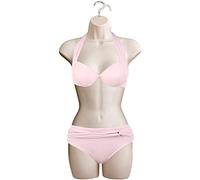 DisplayTown Flesh - Maniquí Femenino con Espalda Hueca para Vestido de Torso y Gancho para Colgar, Tallas S-M (1)