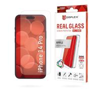 Displex Protector de Pantalla (10H) + Funda para Apple iPhone 14 Pro, Marco de Montaje ecológico, Funda, Vidrio Templado, película Protectora Resistente a los arañazos