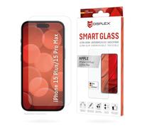 Displex Smart Glass 9H - Adhesivo de montaje para iPhone 15 Plus/15 Pro Max, irrompible, ultrafino, invisible