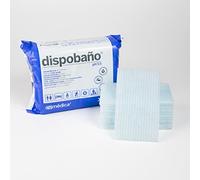 Dispobaño, Esponja Jabonosa desechable 12x20 cm. 100 grs. Pack 24 uds