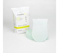 Dispoglove Aloe Vera Manopla jabonosa desechable con gel dermatológico para pieles sensibles, 25x17 cm. Pack 20 uds.