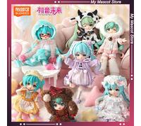 Disponible en stock: Blokees, serie DaaLaMode: figuras de Hatsune Miku 02, colección de modelos de la serie «Fiesta de sueños dulces y esponjosos», para decoración, juguetes y regalos. 6pcs set