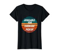 Disponible para Recoger en la acera Distanciamiento Social Divertido Camiseta gráfica económica