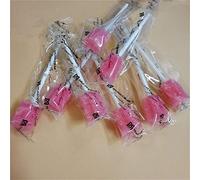 disposable-50 Pièces Sangles à éponge Jetable Brosse Micro Pour Soins Buccodentaires Pour Usage No reutilizable (Rojo)