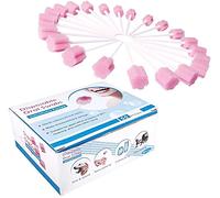 disposable-50 Pièces Sangles à éponge Jetable Brosse Micro Pour Soins Buccodentaires Pour Usage No reutilizable (rosa)