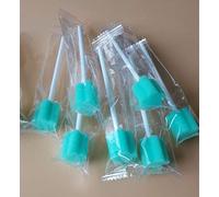 disposable-50 Pièces Sangles à éponge Jetable Brosse Micro Pour Soins Buccodentaires Pour Usage No reutilizable (azul)