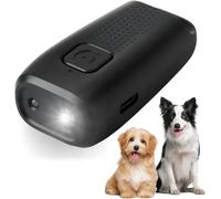 Dispositivo anti ladridos para perros, mini dispositivos ultrasónicos disuasorios de ladridos con luz estroboscópica, dispositivo de ladrido sónico recargable de 40 kHz, tapón de ladridos para perros