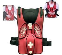 Dispositivo antiasfixia, Chaleco de entrenamiento simulación, modelo portátil primeros auxilios for RCP con palmada en la espalda y asfixia for demostraciones didácticas for niños(Adult)