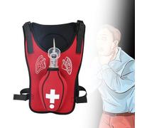 Dispositivo antiasfixia, Modelo de entrenamiento práctica Heimlich for enfermeras y estudiantes, accesorios enseñanza primeros auxilios, educación, rojo(Red)