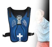Dispositivo antiasfixia, Modelo de entrenamiento práctica Heimlich for enfermeras y estudiantes, accesorios enseñanza primeros auxilios, educación, rojo(Blue)