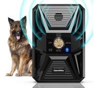 Dispositivo antiladridos, 3 niveles, dispositivos de control de ladridos de perro, rango de 33 pies, disuasorio automático ultrasónico de ladridos de perro, entrenador de ladridos de perros, recarga
