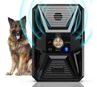 Dispositivo antiladridos, dispositivos de control de ladridos de perros de 3 niveles, rango automático ultrasónico de 33 pies, disuasorio de ladridos de perro, entrenador de ladridos de perros