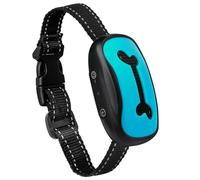 Dispositivo antiladridos for Perros, Recargable por USB, Collar de Entrenamiento ultrasónico con vibración antiladridos, 1 Unidad(Bone Blue)