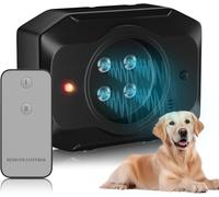 Dispositivo antiladridos para perros, 55 pies, antiladridos acústicos con mando a distancia, 3 modos, tope de ladridos ultrasónico para perros interiores y exteriores, antiladridos para perros