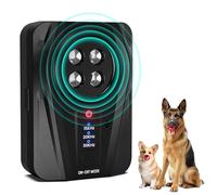 Dispositivo antiladridos para perros, dispositivo ultrasónico antiladridos de 33 pies, dispositivo antiladridos para perros con 3 modos, recargable antiladridos para perros, seguro por ultrasonidos