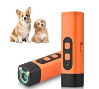 Dispositivo antiladridos para perros, repelente de perros ultrasónico, alcance 9M, 2025, nuevo dispositivo antiladridos con linterna LED, detiene el mal comportamiento, carga USB por ultrasonidos de
