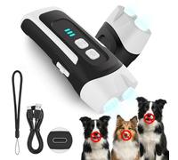 Dispositivo antiladridos y silenciador para perros vecinos de 3 niveles, dispositivo antiladrido, dispositivos de parada ultrasónica, control de ladridos de perros, disuasorio exterior de