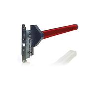 Dispositivo antipánico de deslizante, modelo de embutir de nueca de 9mm de la gama Quick en acabado negro-rojo
