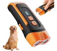 Dispositivo antirladridos para perros, dispositivo de ladridos de perros de 50 pies con linterna LED, 2 modos de dispositivo recargable anti ladridos de perros, dispositivo para detener ladridos de