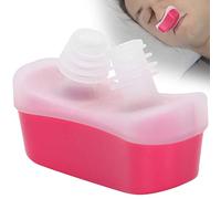 Dispositivo Antironquidos Tapones de Ventilación para la Nariz, Antironquidos, Diseño Avanzado Y Reutilizable, Tapón Eléctrico para Ronquidos, Purificador de Aire, Ayuda para Dormir,(LF-01 rojo)
