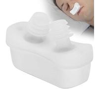 Dispositivo Antironquidos Tapones de Ventilación para la Nariz, Antironquidos, Diseño Avanzado Y Reutilizable, Tapón Eléctrico para Ronquidos, Purificador de Aire, Ayuda para Dormir,(LF-03 blanco)