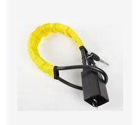 Dispositivo antirrobo de bloqueo del volante coche con hebillas cinturón seguridad 3 llaves para camión SUV Van RV Barra Bloqueo Volante(Yellow)