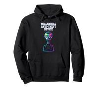 Dispositivo antirrobo Millennial Manual Stick Shift Glitch Sudadera con Capucha