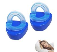Dispositivo Antirronquido, 2× Protector Bucal Para La Apnea Del Sueño, Boquilla Reutilizable Para Dormir, Quiet Ayuda Para Reducir Los Ronquidos, Férula Para Ronquidos,Férula Antironquidos