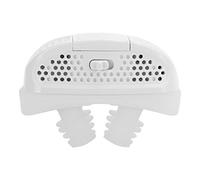 Dispositivo Antirronquidos, Tapón de Ronquidos Eléctrico Dispositivo Antirronquidos de Silicona Purificador de Aire Ayudas para Respirar Durante el Sueño, Clip Nasal Antirronquidos Tapón(Blanco)