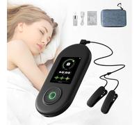 Dispositivo avanzado para dormir con clips para las orejas, dispositivo de estimulación de nervios vago portátil, 3 modos, 9 niveles de ajuste, 4 modos de tiempo, tratamiento CES mejora el sueño