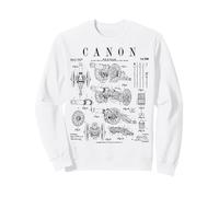 Dispositivo balístico Antiguo Medieval de Canon, Divertido diseño Vintage Sudadera