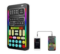 Dispositivo Cambiador De Voz | Cambiador De Voz Portátil - Tarjeta De Sonido con 8 Cambios De Sonido De Efectos De Sonido, Cambiador De Voz Compatible con Teléfono Móvil, Computadora, Mesa