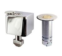 Dispositivo cerradura seguridad K-10 para puertas metálicas enrollables. Llave tubular. Fabricado en España.