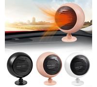 Dispositivo compacto de calefacción de coche de 12 V Descongelación rápida y eficiente para mayor visibilidad (rosa)
